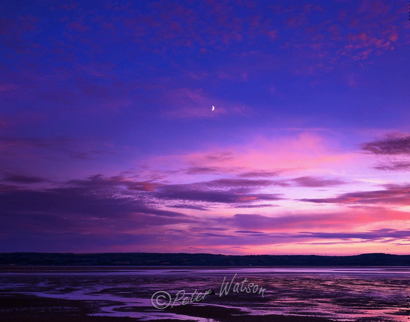 Dee Estuary Wirral England - Sky