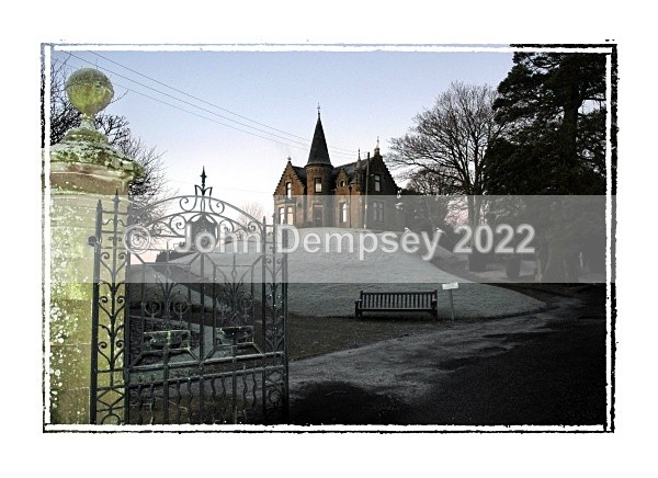 House In Winter - Sleepyhillock Cemetery