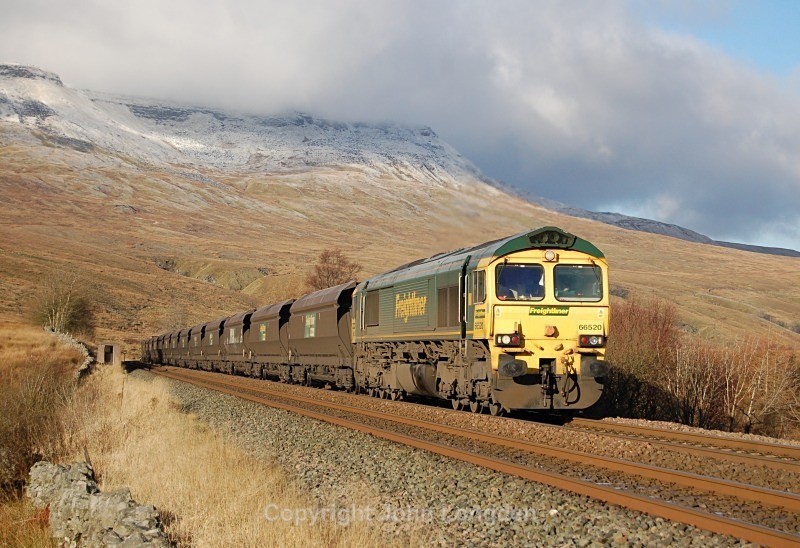 1.12.12 - 66520 6E73 Hunterson - Drax, Ais Gill MP 260 - Ais Gill - Milepost 260