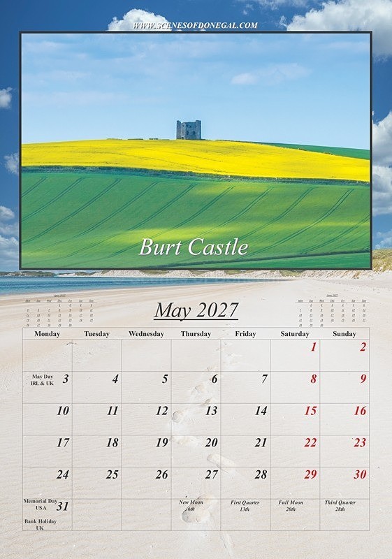 2027 calendarplp_Page5 - 2027 Scenes of Donegal Calendar