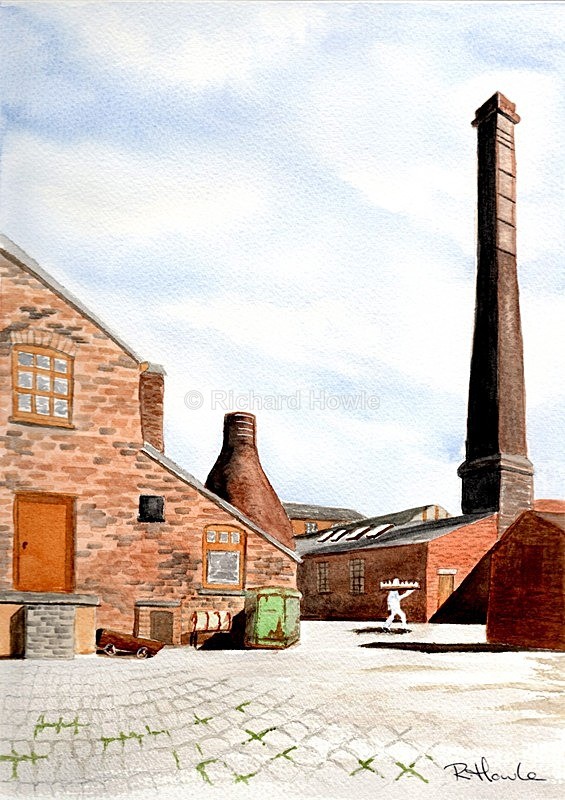 The Potbank Yard - Watercolour Paintings
