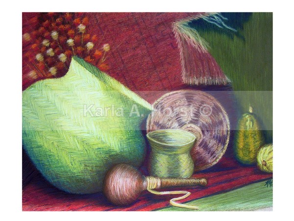 Baskets and Gourds - Original Art