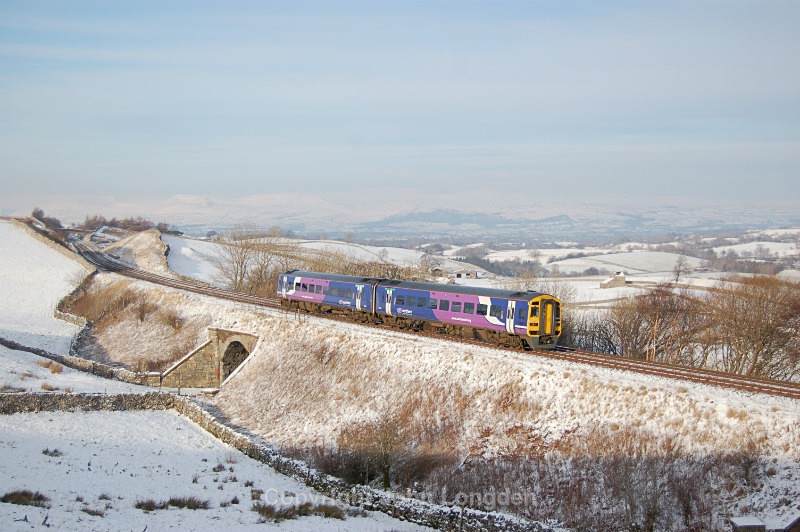 JL 20.1.15 - 158848 12.49 Leeds - Carlisle, Birkett Common - Birkett Common (southbound)