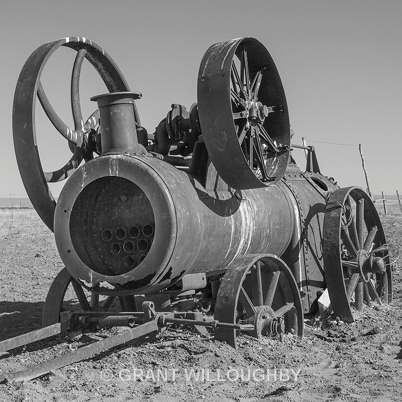 Traction engine Avon Downs - Australia