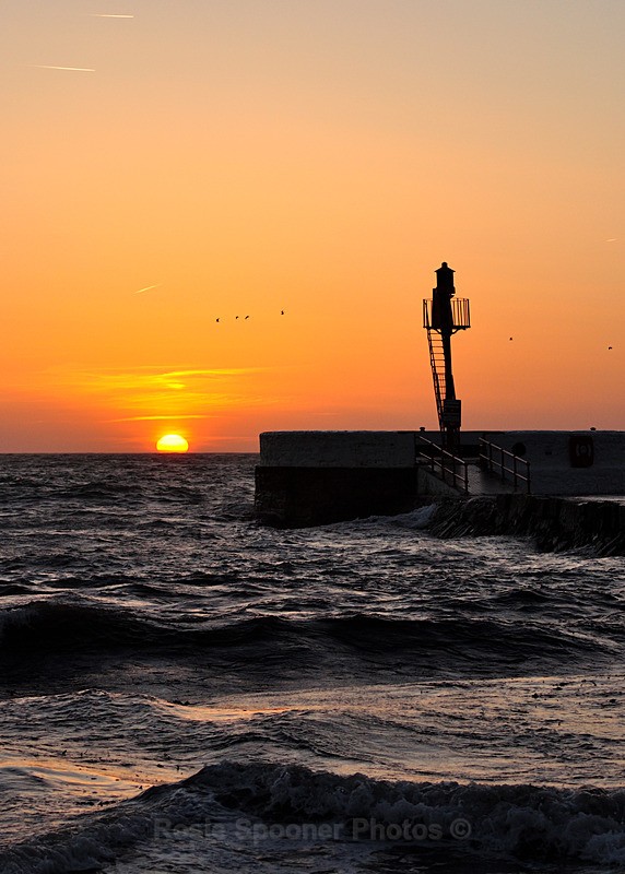 Sunrise by The Banjo Pier Looe - Portrait Views