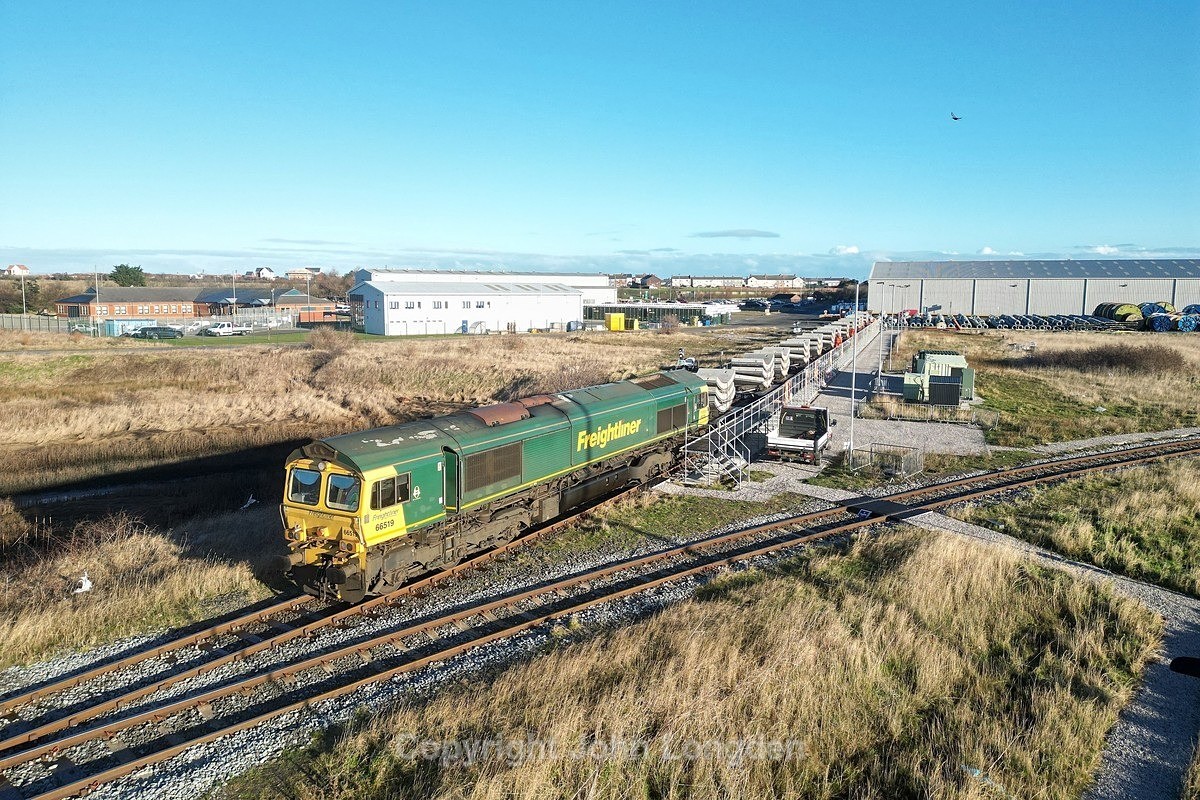 JL - 2.1.25 66519 4M52 Hartlepool Port - Willesden, Hartlepool Port - Latest shots