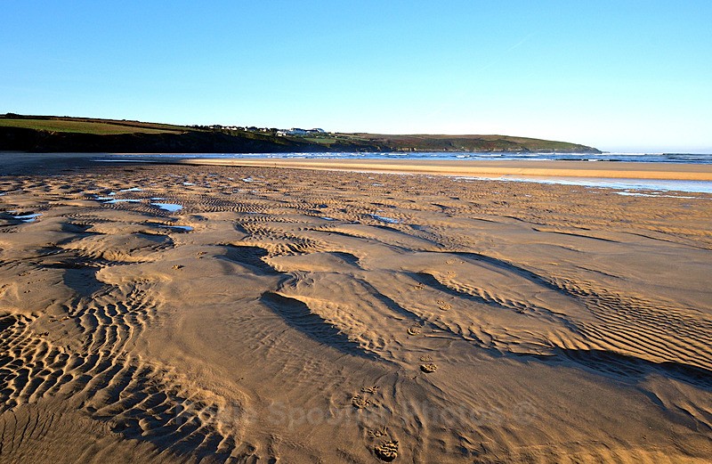 Low Tide on Crantock Beach in North Cornwall - Cornwall Misc
