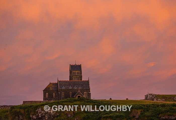 The Old church Canna at sunset - Horizontal