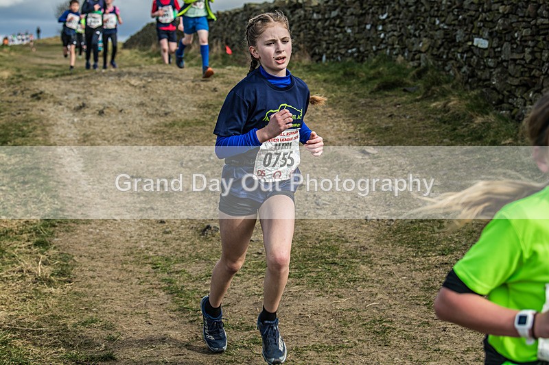 Helm Hill -127 - Kendal Winter League Helm Hill Fell Races (Under 13/15/17 & Seniors) Sunday 16th March 2025