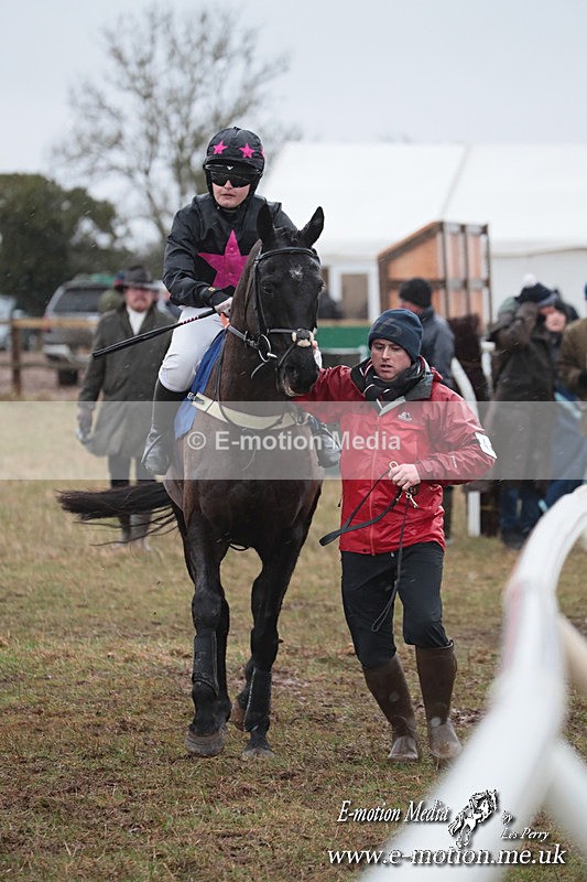 PtP 260125 170 - Cocklebarrow Point-to-Point racing with the Heythrop Hunt 26/01/25