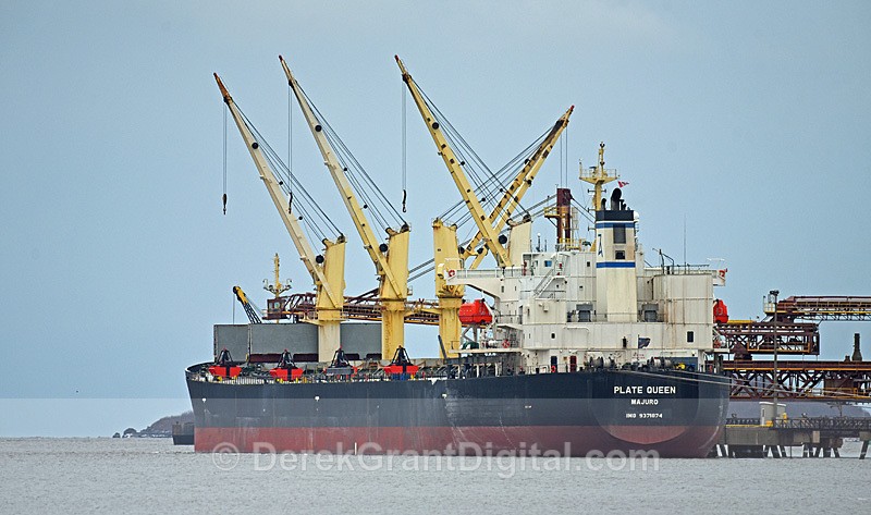 Plate Queen Bulk Carrier Potash Pier - Boats