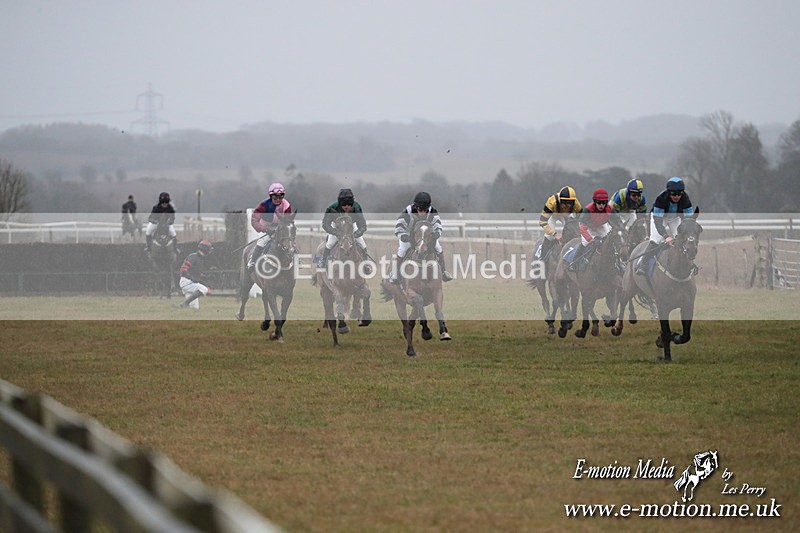 PtP 260125 257 - Cocklebarrow Point-to-Point racing with the Heythrop Hunt 26/01/25