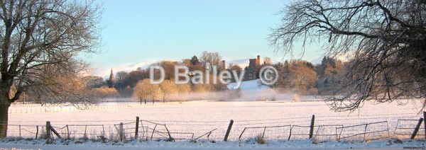 Panoramic landscape photo of the Vale of Clwyd