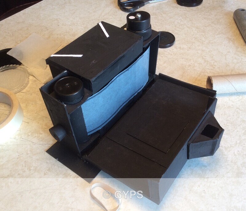 John Bracey’s cardboard camera - John Bracey’s cardboard film camera