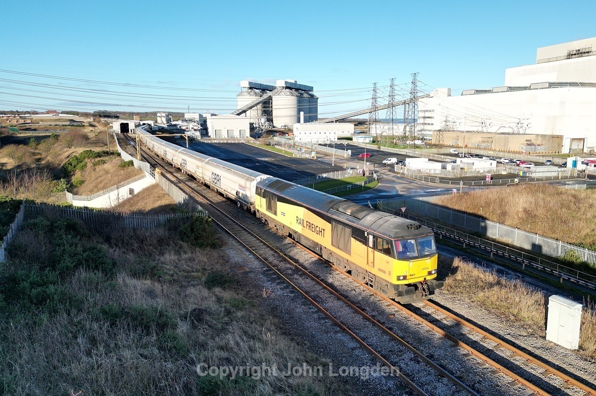 JL - 1.1.24 60096 6N87 Lynemouth PS - Tyne CT, Lynemouth - Blyth & Tyne (north to south)