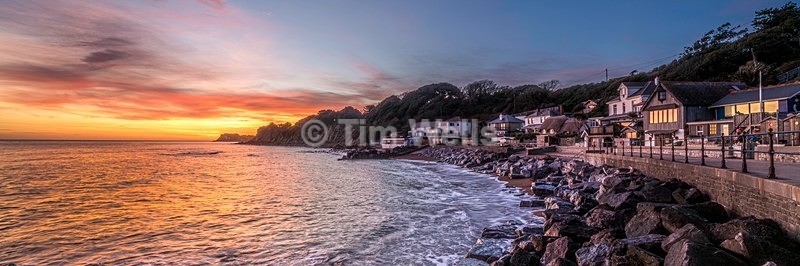011 Pano Steephill sunset - panoramic photos