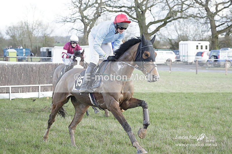 PtP 180323 1455 - Shelfield Park Races with Croome & West Warwickshire Hunt  18/03/23