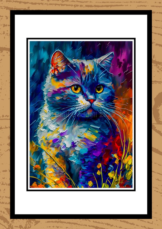 Cats & Dogs Oil Paintings - Pulses with Emotion by Artist Paul Duddell