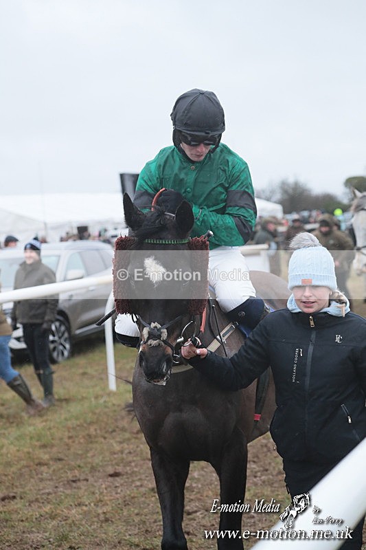 PtP 260125 430 - Cocklebarrow Point-to-Point racing with the Heythrop Hunt 26/01/25