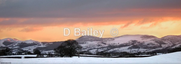 Panoramic landscape photo of the Vale of Clwyd