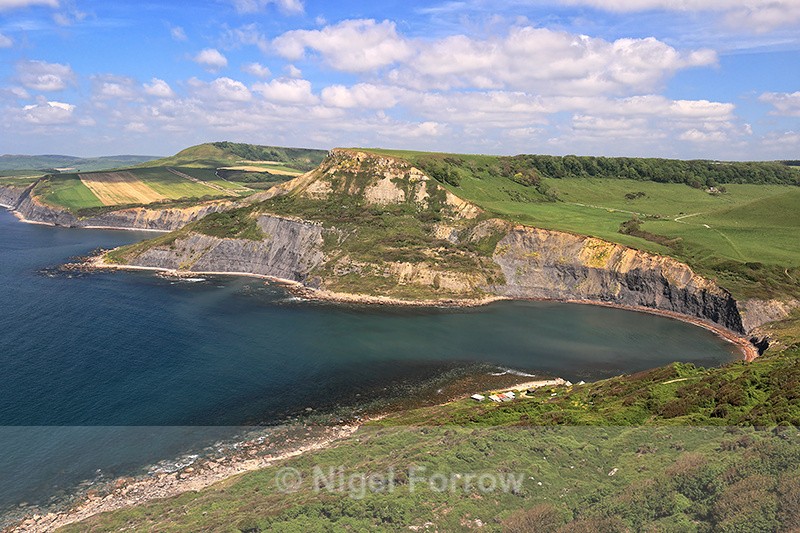 Chapman's Pool & Houns Tout from Emmetts Hill, Dorset - Dorset, England