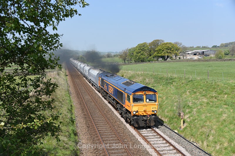 JL - 11.5.17 66736 6M38 Arcow - Bredbury, Mearbeck - Around Long Preston