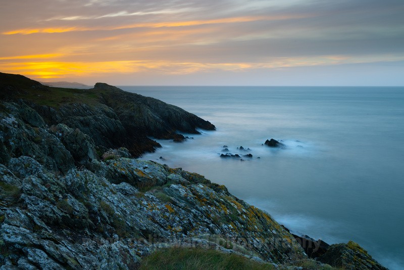 Sunset over Almwich, Anglesea   ref2594 - North Wales