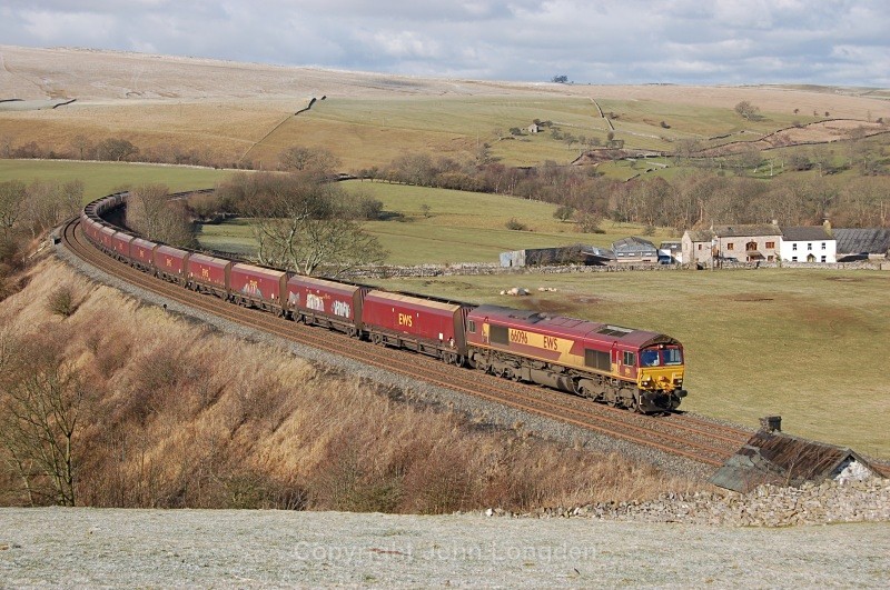 28.2.06 66096 6E24 Ayr - Eggborough, Smardale - Smardale