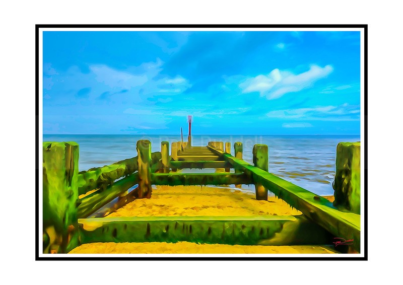 Seaside Serenity, Gorleston-On-Sea Paintings by Paul Duddell, Whispers & Strokes - Artist, Painter, and Photographer