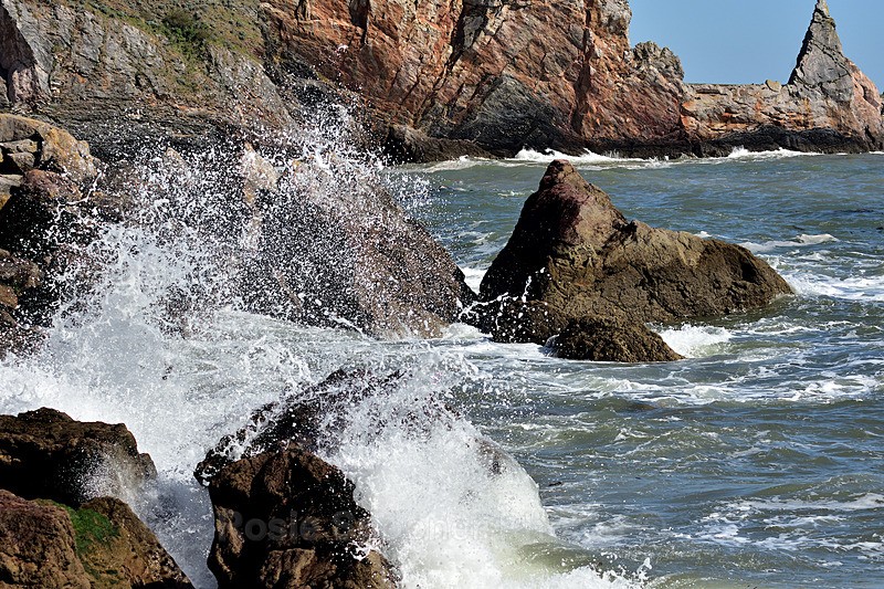 Rough seas Ansteys 2 - Anstey's Cove and Redgate