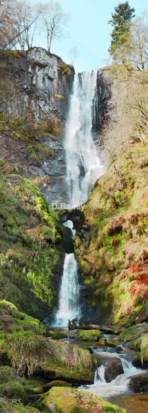 Pistyll Rhaeadr Waterfall 2 - Waterfalls