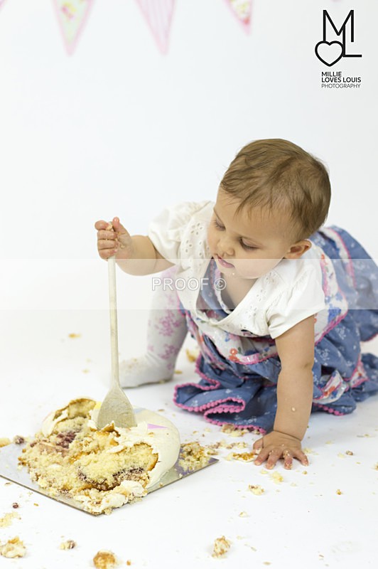 Isabelle Cake Smash 11th June 2016 Millie Loves Louis Photography  51 - Cake Smash Celebrations