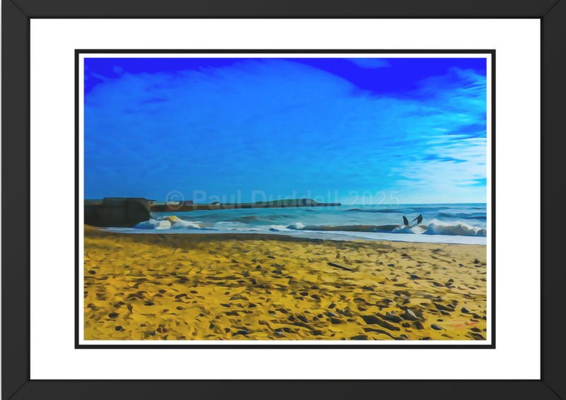 Seaside Serenity, Gorleston-On-Sea Paintings by Paul Duddell, Whispers & Strokes - Artist, Painter, and Photographer