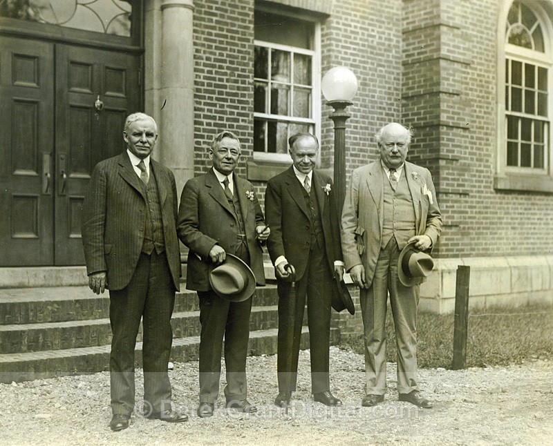 Lord Beaverbrook Entourage - UNB 1931 Fredericton Canada - Historic New Brunswick