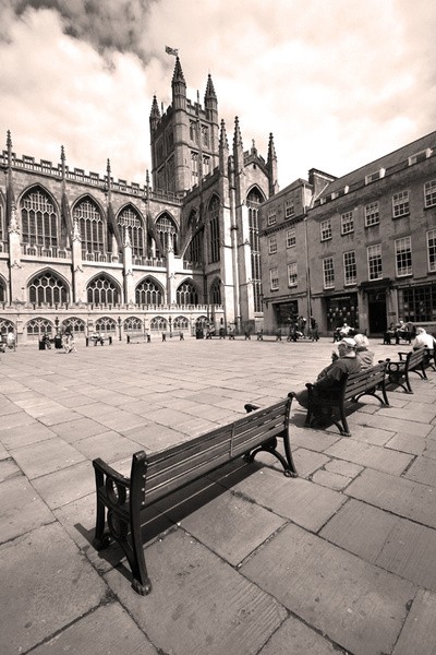 Bath Abbey  _ BA008 - Bath landscape Photography