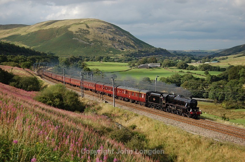 22.8.11 - LMS 5MT 45305 Carlisle - Liverpool, Dillicar Common - West Coast Main Line (north to south)