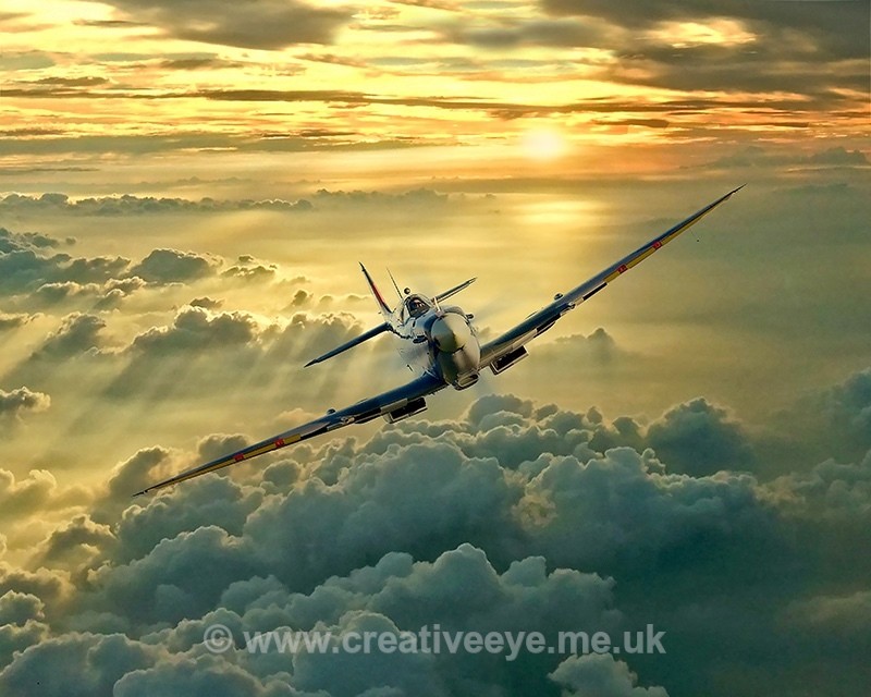No.0054. MH434 'Out of the sun' - Aviation