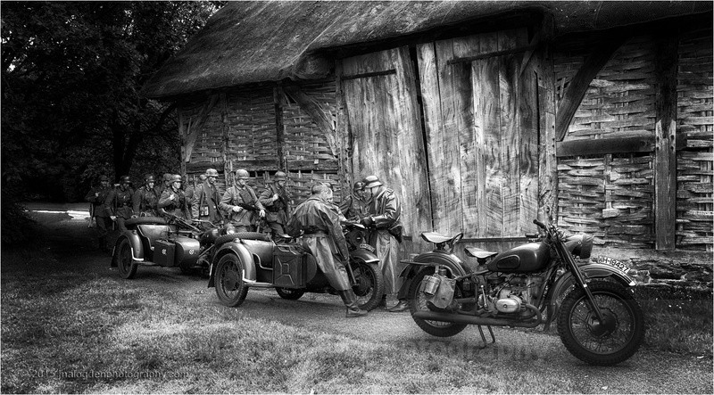 German Troopers - Black & White/Monochrome