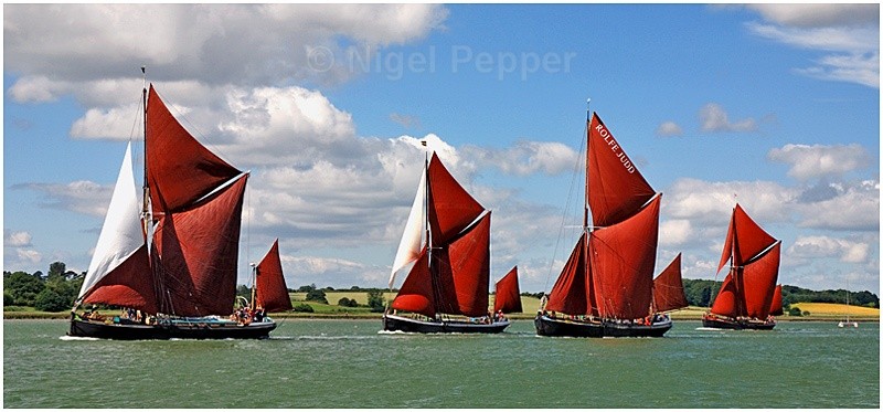 Racing Four - The Pin Mill Barge Match