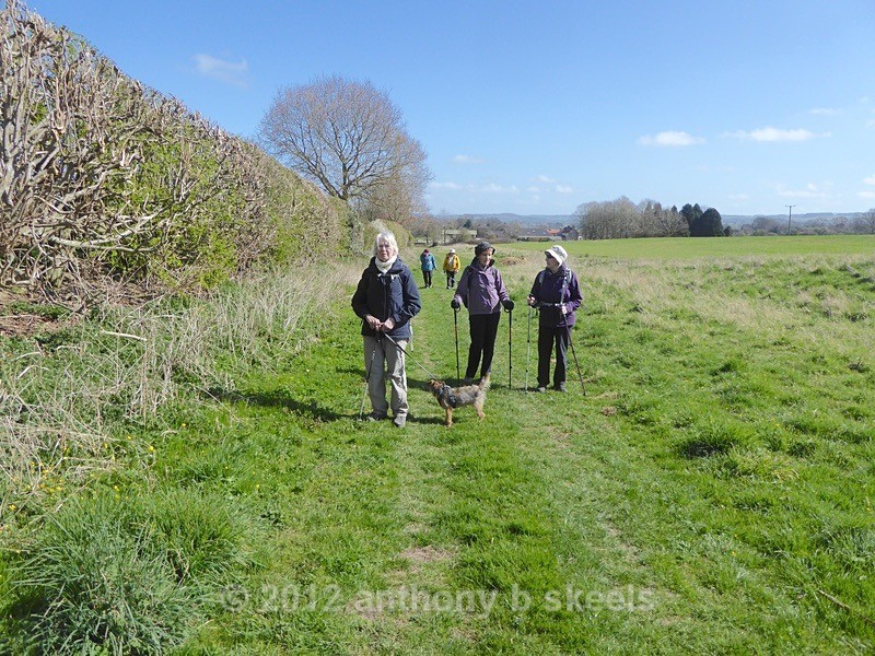 027 After a nice lunch leaving Low Hutton behind - York Minster Walkers Collection 2025
