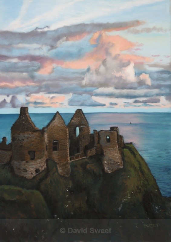 Dunluce Autumn Sky - Paintings