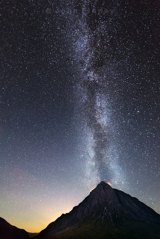 Milky Way over Buachaille Etive Mòr - Scotland (New images).