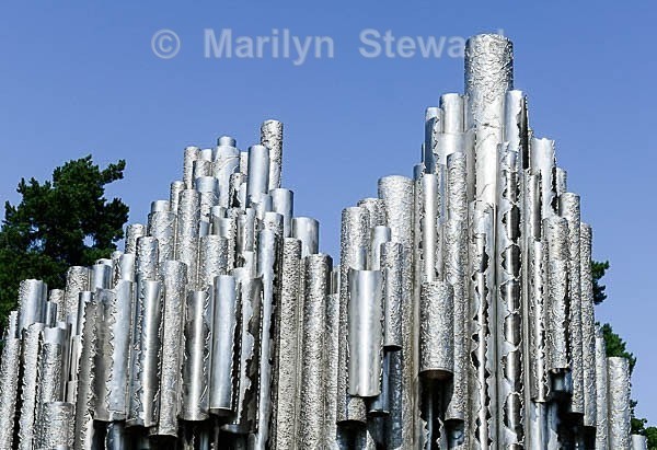 Helsinki-Sibelius artwork detail - Scandinavia and The Baltics