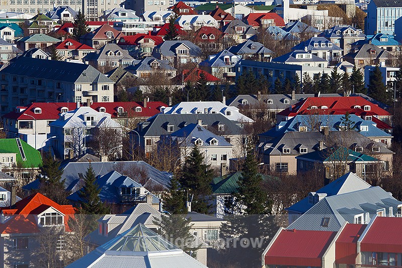 Colourful Roofs of Reykjavik - Iceland