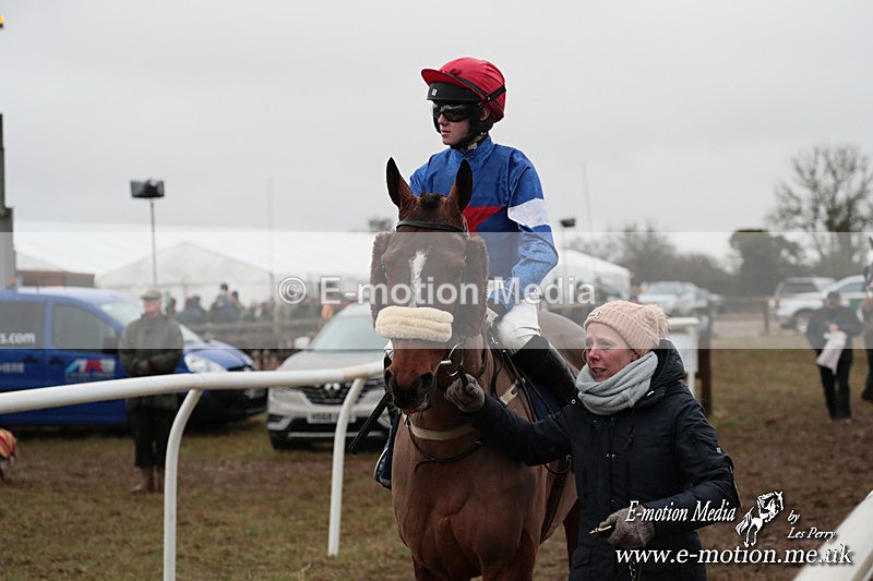 PtP 260125 843 - Cocklebarrow Point-to-Point racing with the Heythrop Hunt 26/01/25