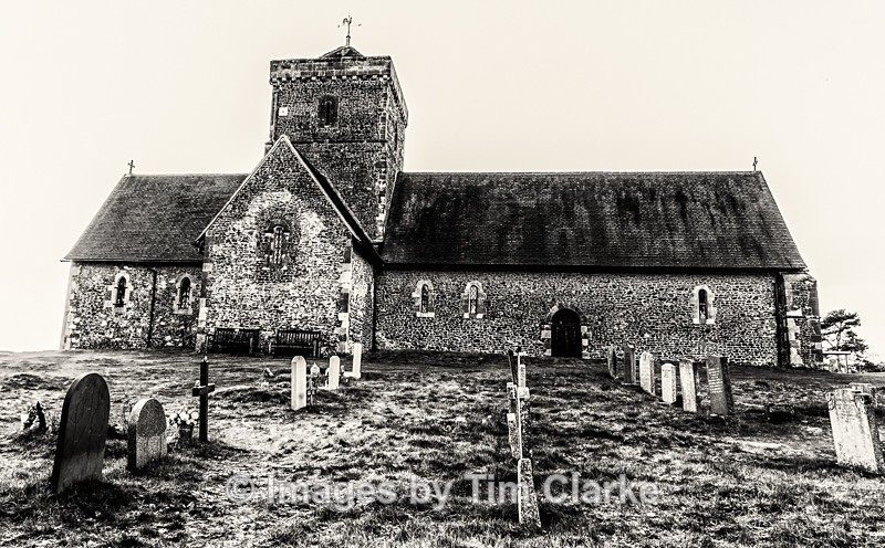 St Marthas at Night Sepia 43112 - Landscapes