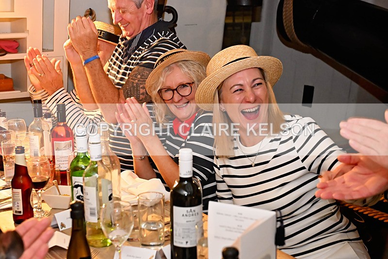 HMS PICKLE-124 - PICKLE NIGHT HMS WARRIOR 1860