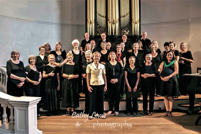 New Choir rehearsing in Holywell Music Room Oxford