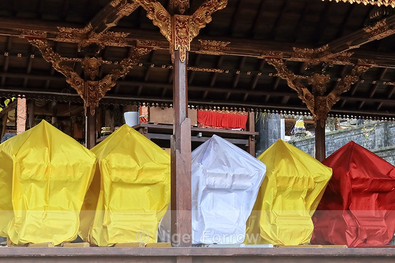 Colourful Silk Coverings, Besakih Temple, Bali - Bali, Indonesia