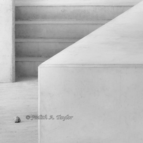 Steps and a stone